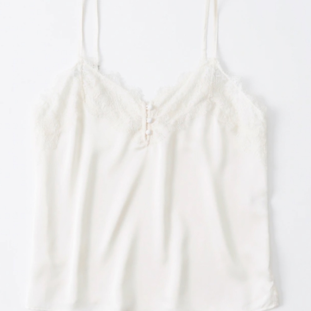 Lace-Trim Cami Abercrombie and Fitch in XS